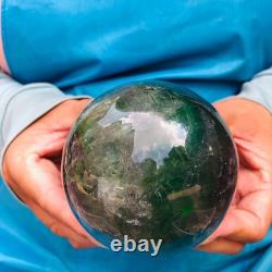 2piec 4.4LB Natural Beautiful Fluorite Energy Magic Ball Reiki Healing 892