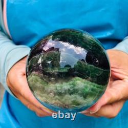 2piec 4.77LB Natural Beautiful Fluorite Energy Magic Ball Reiki Healing 890