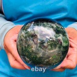 2piec 5.21LB Natural Beautiful Fluorite Energy Magic Ball Reiki Healing 888