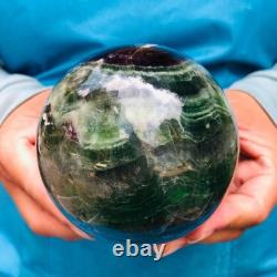 2piec 5.21LB Natural Beautiful Fluorite Energy Magic Ball Reiki Healing 888