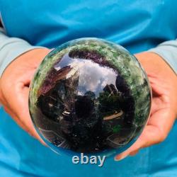 2piec 5.21LB Natural Beautiful Fluorite Energy Magic Ball Reiki Healing 888
