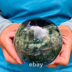 2piec 5.21LB Natural Beautiful Fluorite Energy Magic Ball Reiki Healing 888