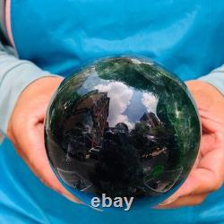 2piec 5.87LB Natural Beautiful Fluorite Energy Magic Ball Reiki Healing 886