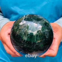 2piec 6.2LB Natural Beautiful Fluorite Energy Magic Ball Reiki Healing 882