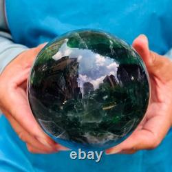 2piec 6.2LB Natural Beautiful Fluorite Energy Magic Ball Reiki Healing 882