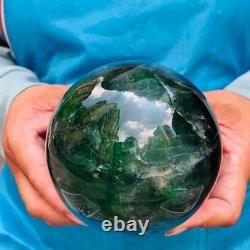 2piec 6.2LB Natural Beautiful Fluorite Energy Magic Ball Reiki Healing 882