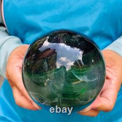 2piec 6.2LB Natural Beautiful Fluorite Energy Magic Ball Reiki Healing 882