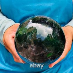 2piec 6.79LB Natural Beautiful Fluorite Energy Magic Ball Reiki Healing 877