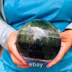 2piec 7.26LB Natural Beautiful Fluorite Energy Magic Ball Reiki Healing 881