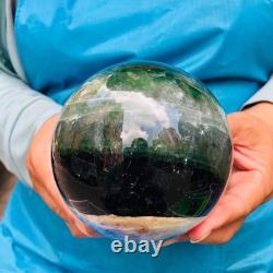 2piec 7.26LB Natural Beautiful Fluorite Energy Magic Ball Reiki Healing 881
