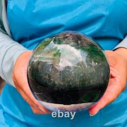 2piec 7.26LB Natural Beautiful Fluorite Energy Magic Ball Reiki Healing 881