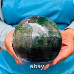 2piec 7.26LB Natural Beautiful Fluorite Energy Magic Ball Reiki Healing 881