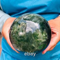 2piec 7.26LB Natural Beautiful Fluorite Energy Magic Ball Reiki Healing 881