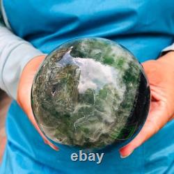 2piec 7.26LB Natural Beautiful Fluorite Energy Magic Ball Reiki Healing 881