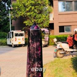 2piec 7.87LB Natural Fluorite crystal Hexagonal point Column Healing Reiki 1334