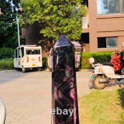 2piec 7.87LB Natural Fluorite crystal Hexagonal point Column Healing Reiki 1334