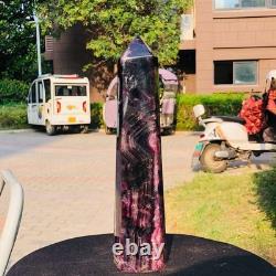 2piec 7.87LB Natural Fluorite crystal Hexagonal point Column Healing Reiki 1334