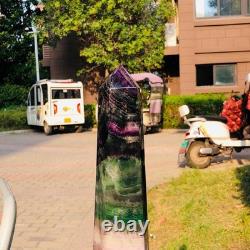 2piec 7.87LB Natural Fluorite crystal Hexagonal point Column Healing Reiki 1334