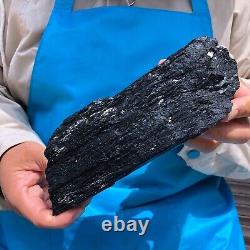 2pieces4.31LB Natural Black Tourmaline Crystal Rough Mineral Specimen 1704