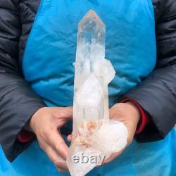 2pieces 4.51LB Natural Clear Quartz Cluster Crystal Mineral Heals Specimen 2974