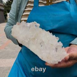 2pieces 4.79LB Natural Clear Quartz Cluster Crystal Mineral Heals Specimen 1465