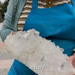 2pieces 4.79LB Natural Clear Quartz Cluster Crystal Mineral Heals Specimen 1465