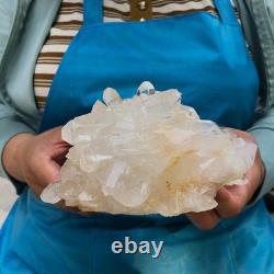 2pieces 4.79LB Natural Clear Quartz Cluster Crystal Mineral Heals Specimen 1465