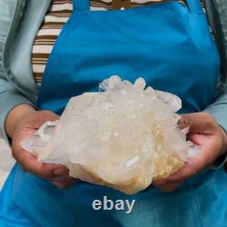 2pieces 4.79LB Natural Clear Quartz Cluster Crystal Mineral Heals Specimen 1465