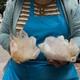 2pieces 5.45lb Natural Clear Quartz Cluster Crystal Mineral Heals Specimen 1464