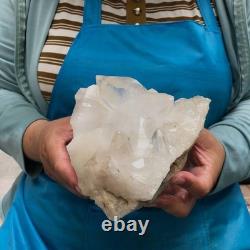 2pieces 5.45LB Natural Clear Quartz Cluster Crystal Mineral Heals Specimen 1464