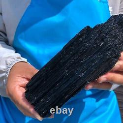 2pieces 5.45 LB Natural Black Tourmaline Crystal Rough Mineral Specimen 1701