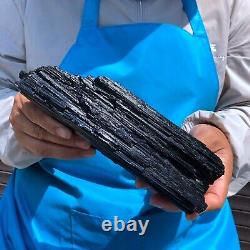 2pieces 5.45 LB Natural Black Tourmaline Crystal Rough Mineral Specimen 1701