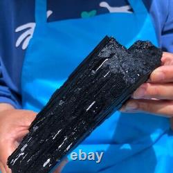 2pieces 5.94LB Top Black Tourmaline Crystal Stone Original Mineral Specimen 654