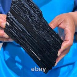 2pieces 5.94LB Top Black Tourmaline Crystal Stone Original Mineral Specimen 654