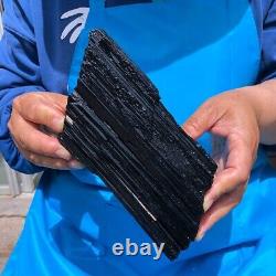 2pieces 5.94LB Top Black Tourmaline Crystal Stone Original Mineral Specimen 654