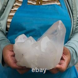2pieces 6.46LB Natural Clear Quartz Cluster Crystal Mineral Heals Specimen 1454