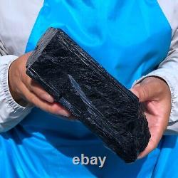2pieces 7.06 LB Natural Black Tourmaline Crystal Rough Mineral Specimen 1714