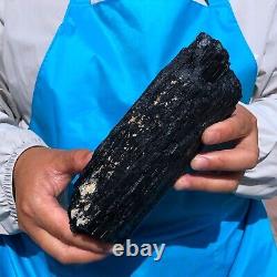 2pieces 7.06 LB Natural Black Tourmaline Crystal Rough Mineral Specimen 1714