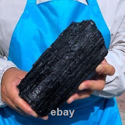 2pieces 7.06 LB Natural Black Tourmaline Crystal Rough Mineral Specimen 1714