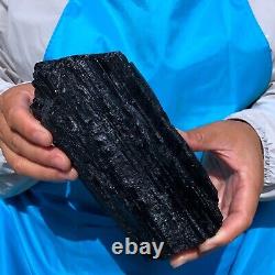 2pieces 7.06 LB Natural Black Tourmaline Crystal Rough Mineral Specimen 1714