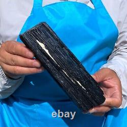 2pieces 7.06 LB Natural Black Tourmaline Crystal Rough Mineral Specimen 1714