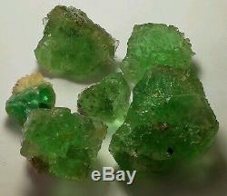305 Grams 6 pieces perfectly Fluorite Crystals type Specimen from mine Pakistan