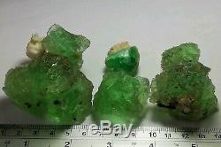 305 Grams 6 pieces perfectly Fluorite Crystals type Specimen from mine Pakistan