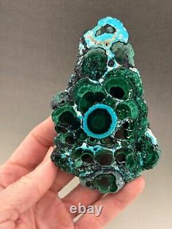 306 gram Malachite Chrysocolla Slab SLICE -Fabulous PIECE UNIQUE