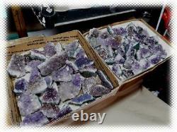 30 Pounds Lots Amethyst Crystal Geode Pieces