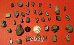 30+ STAUROLITE FAIRY STONE Crossrocks mineral crystal arms pieces Cross Rock LOT