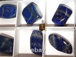 33 piece Black Tourmaline Schorl Erongo Lapis Lazuli Tumbles Purple Fluorite