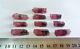 35 Grams 10 Pieces Bi Color Very Beautiful Etched Terminated Tourmaline Crystals