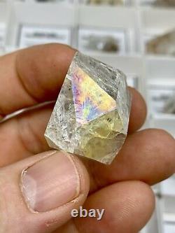 35 Piece Wholesale Flat of B-C Grade NY Herkimer Diamond Quartz Crystals