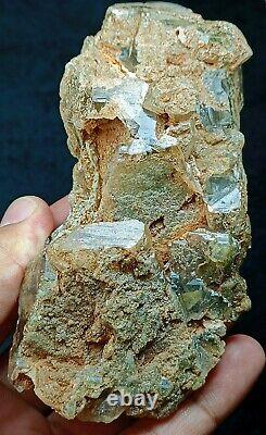 367g Large Fully Etched Chlorite Quartz Crystal, beautiful Collectable Piece